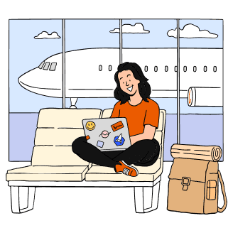 working from home