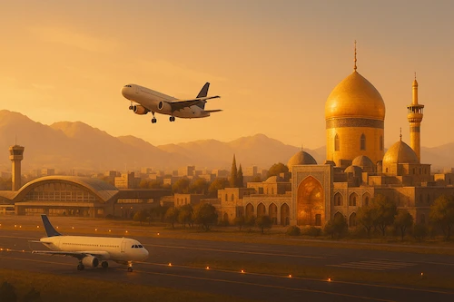 پرواز از تهران به مشهد